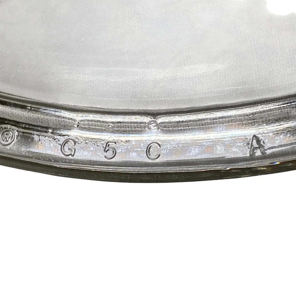 Vintage Pyrex G-5-C Clear Glass Starburst Replacement Lid 7.75